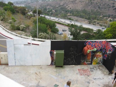 graffiti with 3D additions